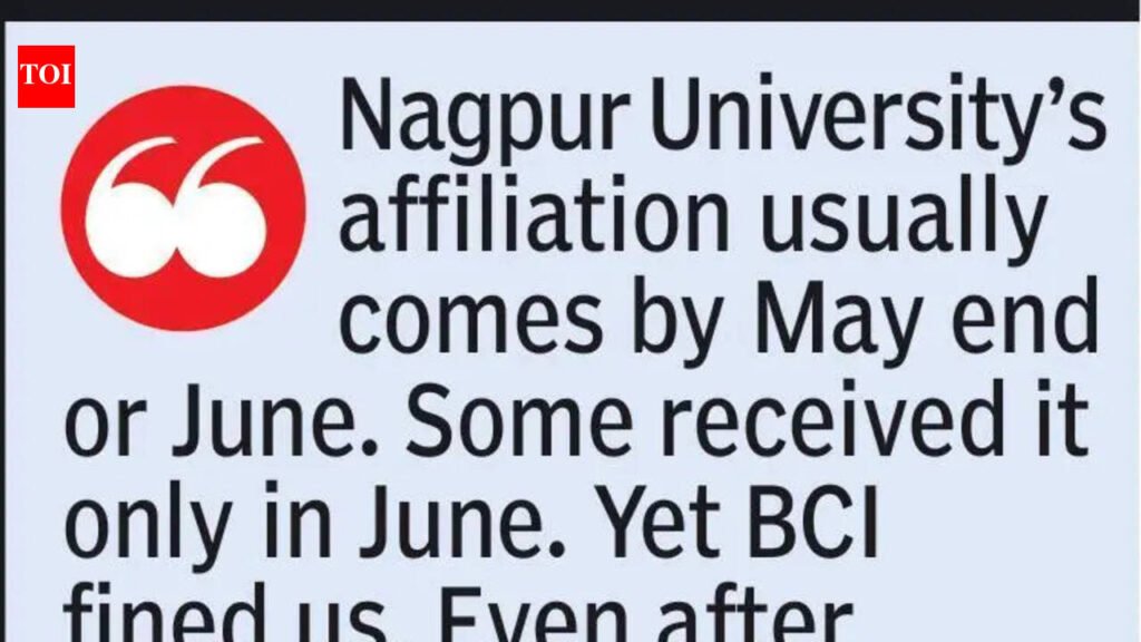 Law Insts Face BCI Heat Over Approvals; Admissions Halted | Nagpur News