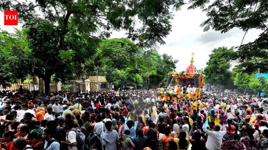 ‘Jai Jagannath’ chants fill Hyderabad as thousands join Rath Yatra | Hyderabad News