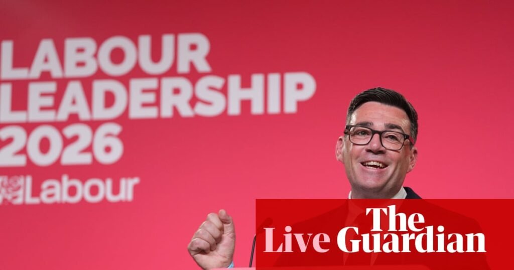 Burnham calls for party unity and ‘new politics’ in first speech as Labour leader – UK politics live | Politics