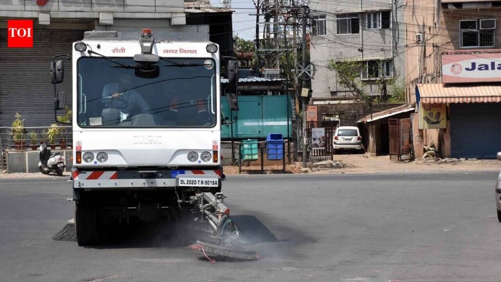 Ranchi Municipal Corporation plans to outsource mechanical road sweeping | Ranchi News