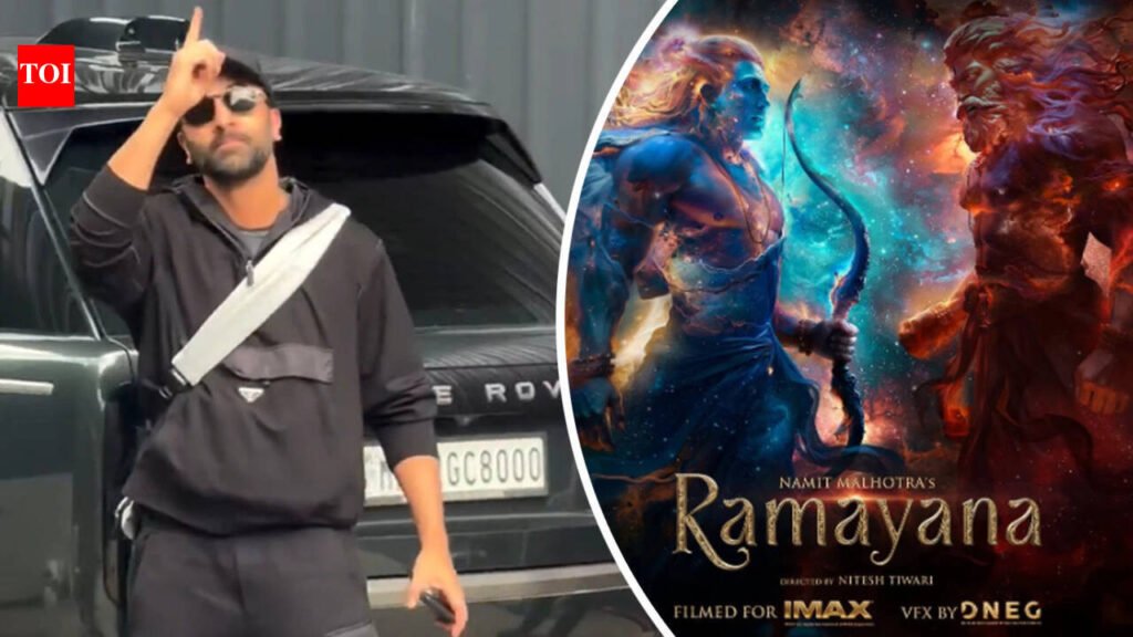 Bharat Mandapam Event: ‘Ramayana’ stars Ranbir Kapoor, Sai Pallavi, Sunny Deol and Kunal Kapoor SPOTTED at airport ahead of grand Bharat Mandapam event | Hindi Movie News