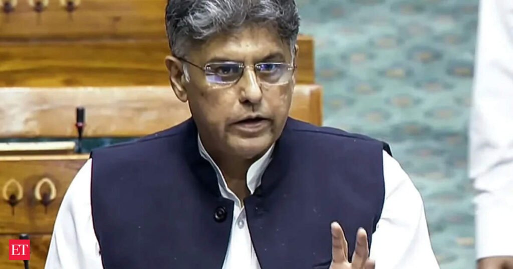 ‘Still old school, believe in protocol’: Manish Tewari on buzz around interaction with Modi