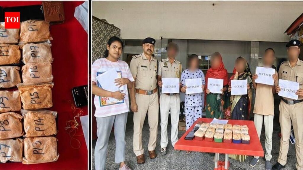 ₹1.5 crore heroin seized at New Haflong station, 3 held | Guwahati News