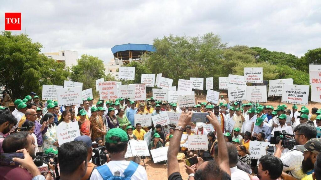 Protest over bid to stage kambala at Mysuru Dasara | Mysuru News
