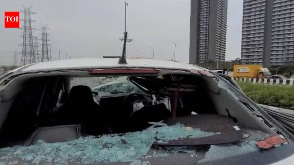 E-rick carrying rods that impaled cab driver drove 3km on Dwarka eway undetected | Gurgaon News