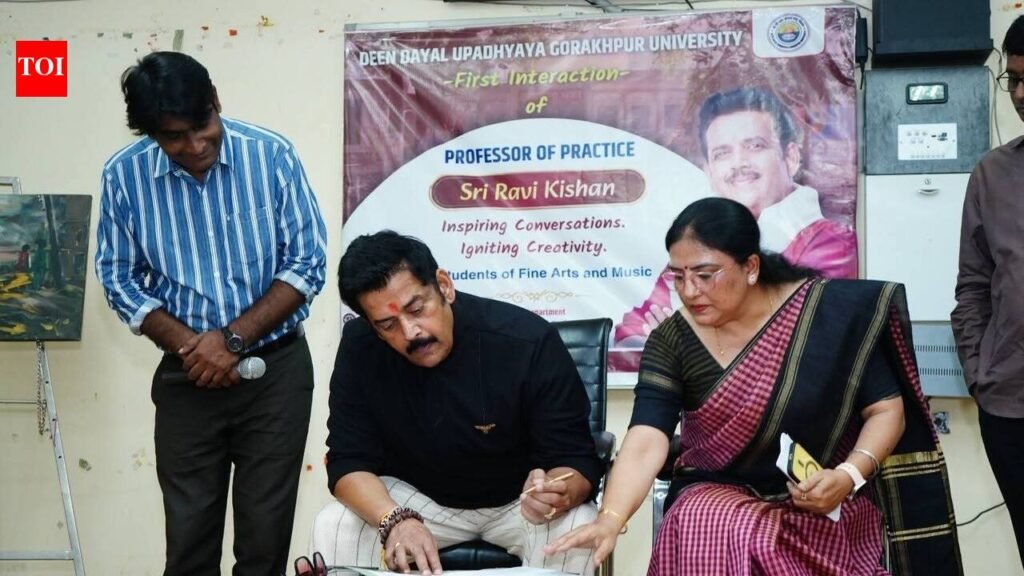 ‘Discipline First’: Ravi Kishan begins teaching at DDUGU | Varanasi News