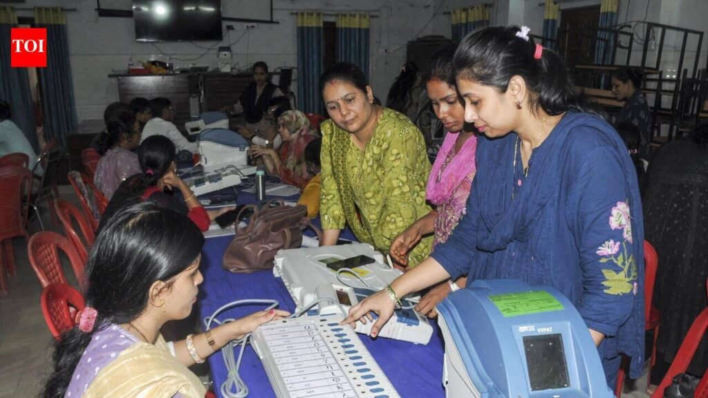 Bankipur bypoll: First-level EVM checks begin at warehouse | Patna News