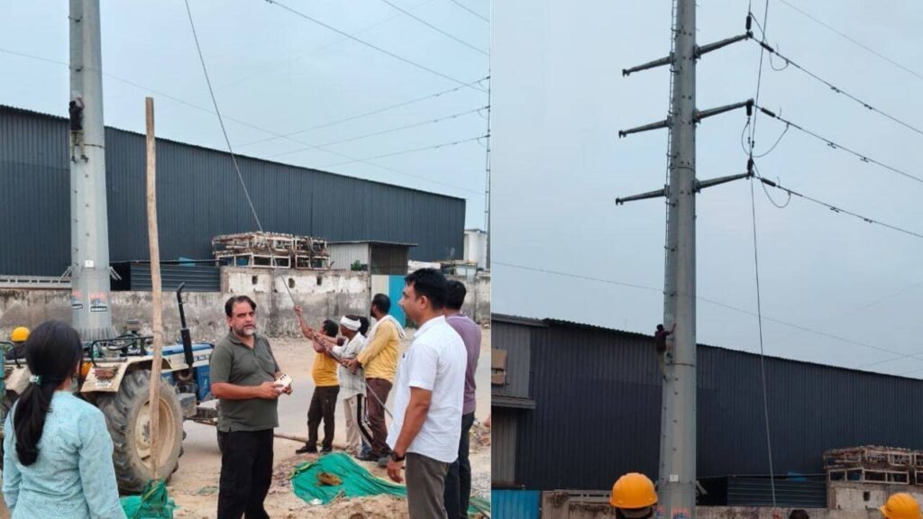 66kV conductor snaps, 10,000 residents along Dwarka Expressway spend sleepless night without power | Gurgaon News
