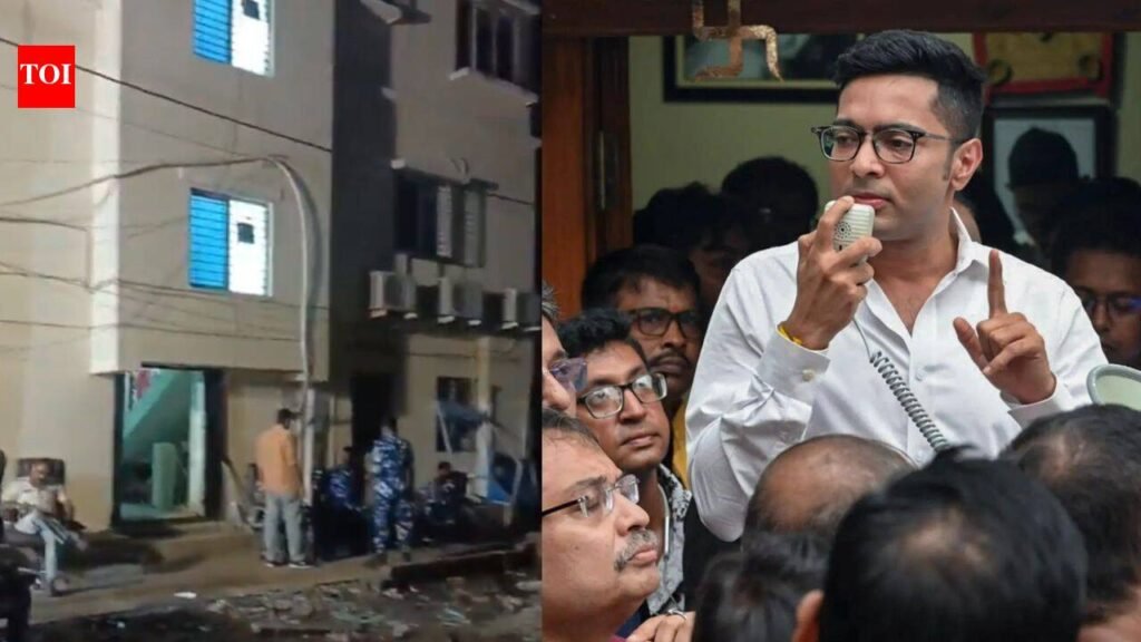 Abhishek Banerjee Criticizes West Bengal Police After Office Demolition | India News