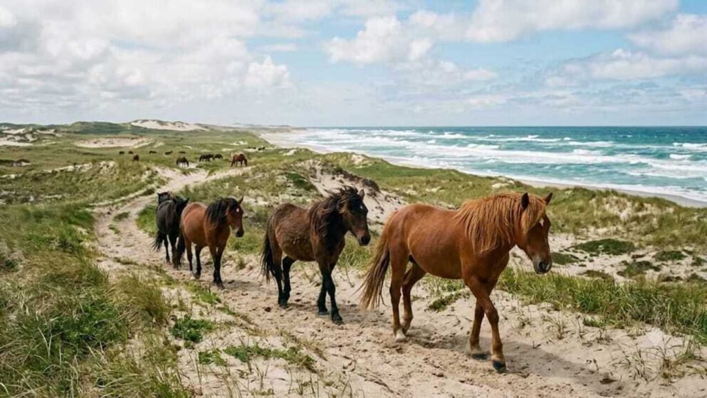 Sable Island is a remote sand island with no permanent residents, yet hundreds of wild horses roam freely across its shifting dunes | World News
