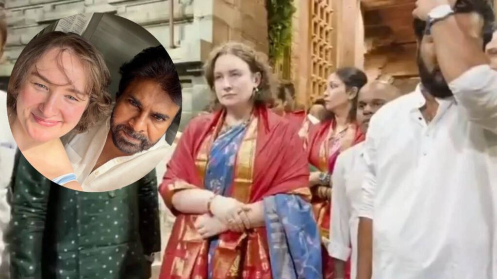 Pawan Kalyan’s wife Anna Lezhneva walks the sacred Alipiri steps at Tirumala temple without VIP privileges to pray for ‘OG’ star’s good health | Telugu Movie News