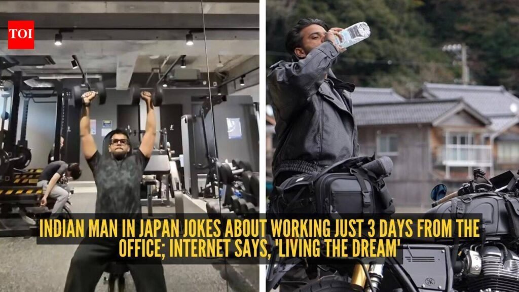 Indian man in Japan jokes about working just 3 days from the office; internet says, ‘Living the dream’ |