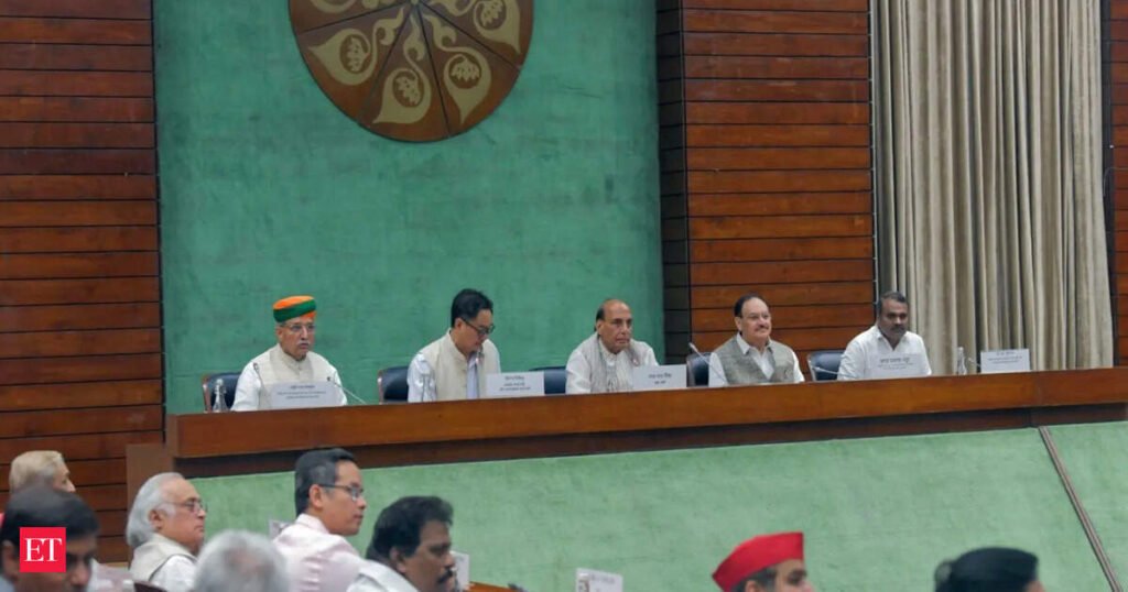 58 leaders from 40 political parties attended All-Party meeting ahead of Parliament’s monsoon session
