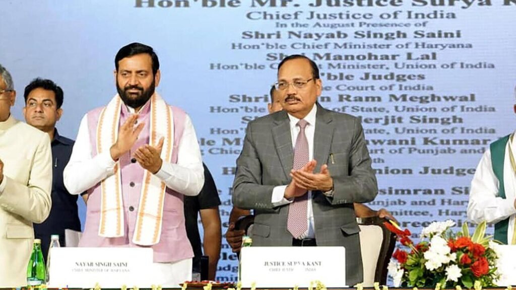 Judicial infra a necessity, not luxury: CJI opens new court complex | Gurgaon News