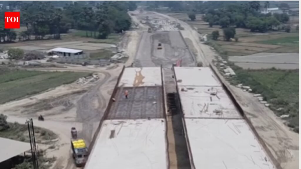 Amas-Darbhanga Expressway work gains rapid momentum | Patna News