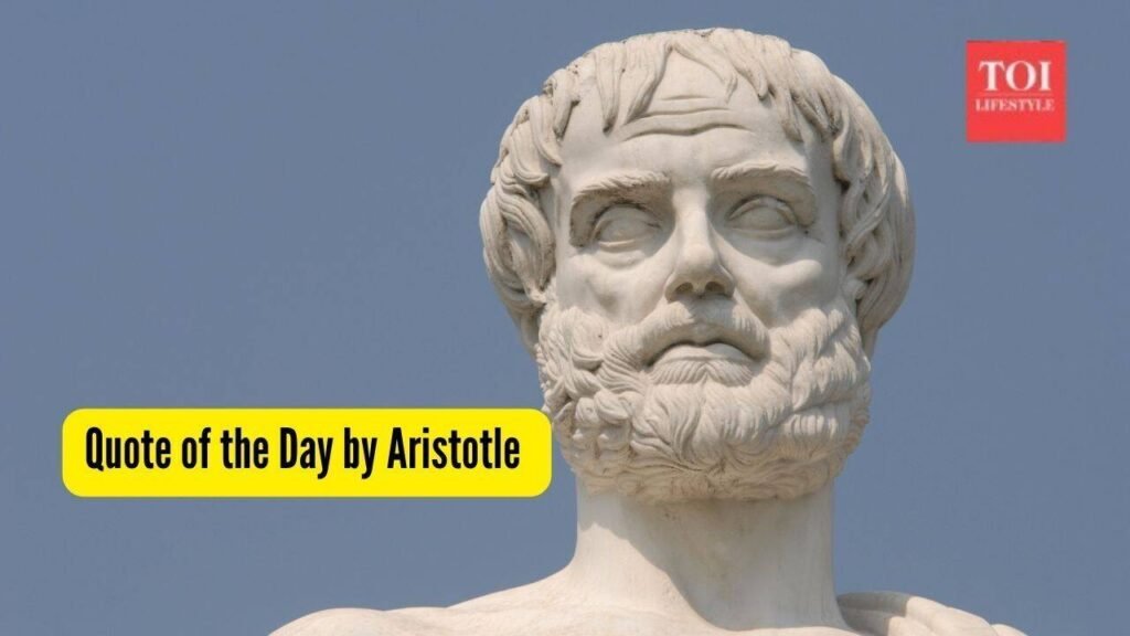 Aristotle Quote: Quote of the Day by Aristotle, “The main aim of men who are wise is not just to secure pleasure in life but to try and stay away from…”