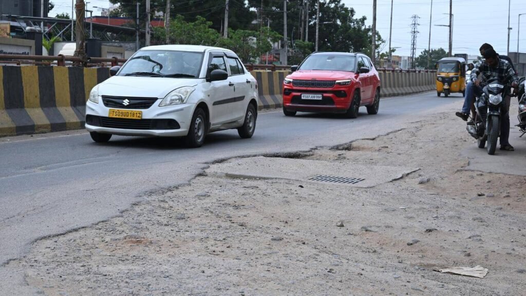 Four months after pipeline work, Chintalakunta road still dug up | Hyderabad News