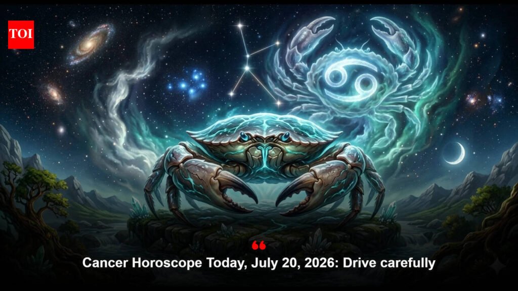 Cancer Horoscope Today, July 20, 2026: Drive carefully