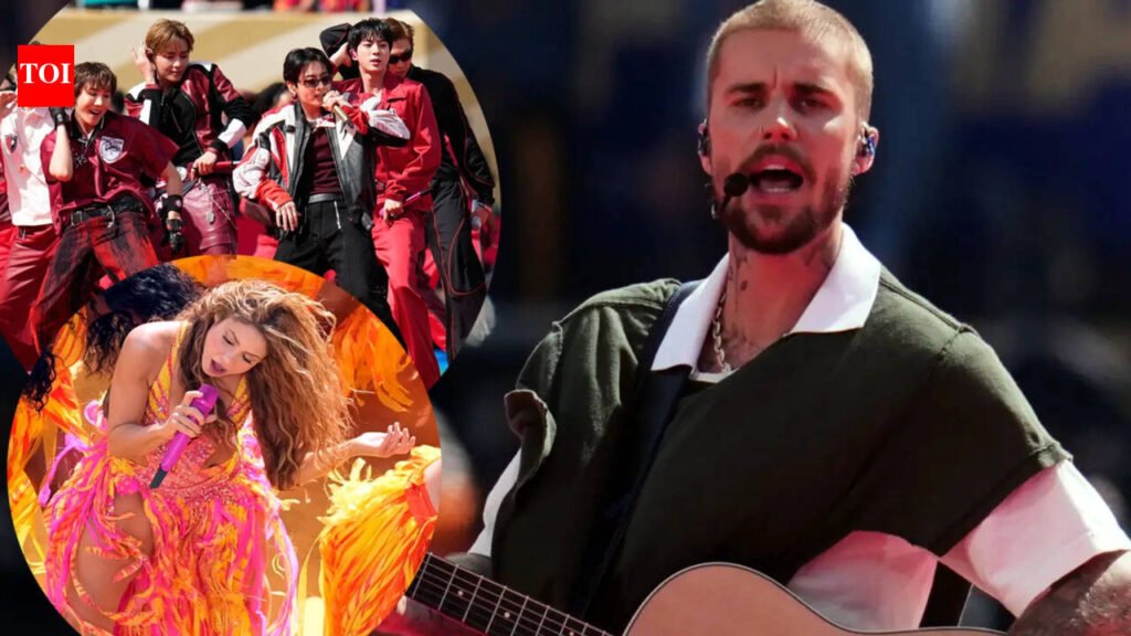 World Cup halftime show: BTS, Justin Bieber, Madonna, Shakira put up electrifying performances at Argentina vs Spain FIFA final- WATCH |