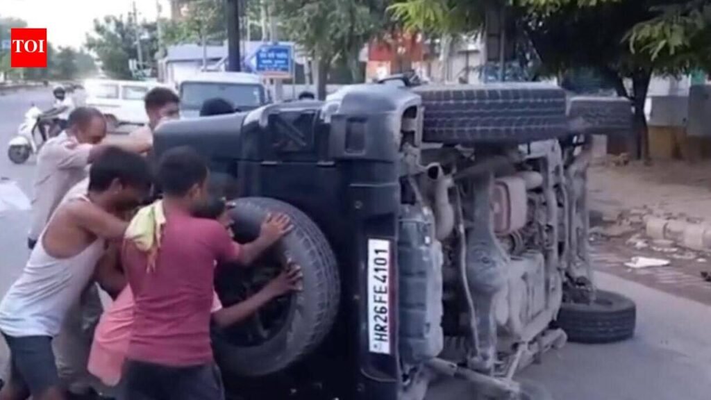 2 days after SUV rams into car, man held for drunk driving | Gurgaon News