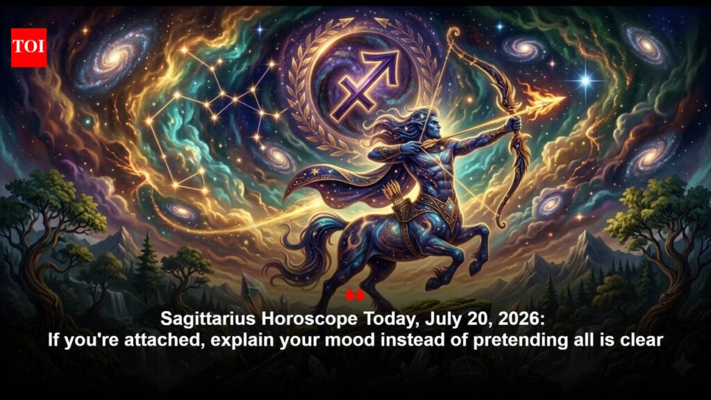 Sagittarius Horoscope Today, July 20, 2026: If you’re attached, explain your mood instead of pretending all is clear