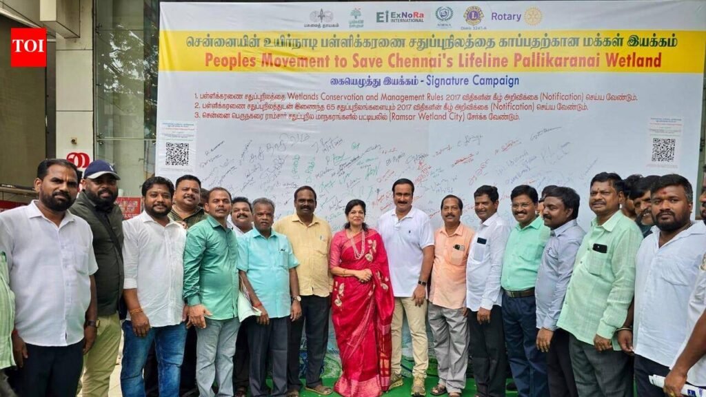 Anbumani urges TN govt to notify Pallikaranai marsh, calls it key to preventing Chennai floods | Chennai News