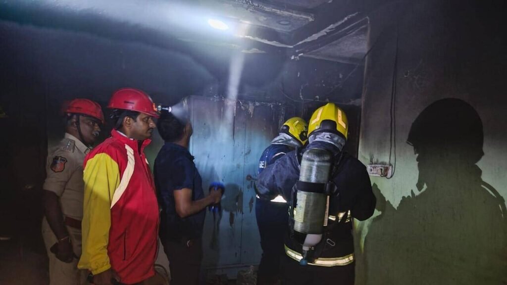 Child’s alert saves family of seven from Mehdipatnam flat fire | Hyderabad News