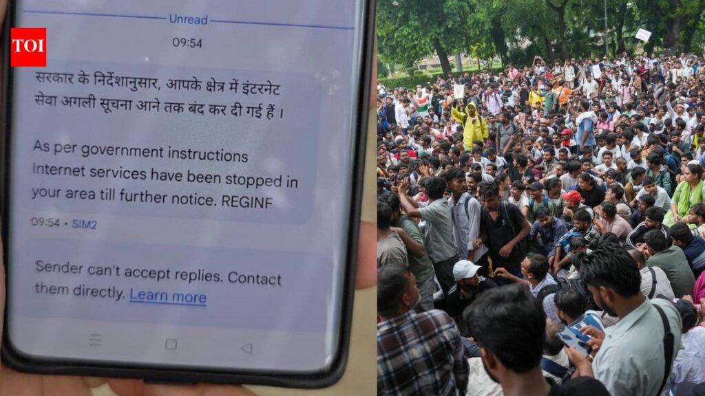 ‘Unable to share more updates’: CJP alleges internet shutdown in parts of Delhi amid ‘Chalo Sansad’ march | Delhi News