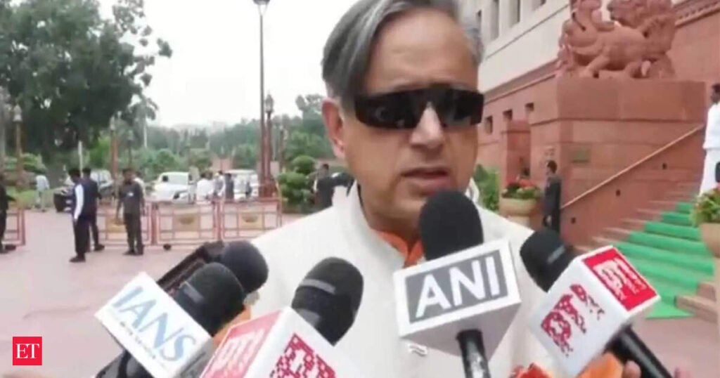 ‘Parliament cannot be notice board’: Shashi Tharoor slams govt for not allowing debate on ‘burning issues’
