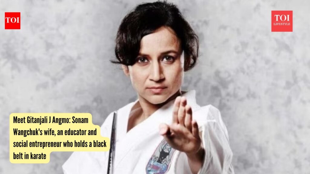 Meet Gitanjali J Angmo: Sonam Wangchuk’s wife, an educator and social entrepreneur who holds a black belt in karate |
