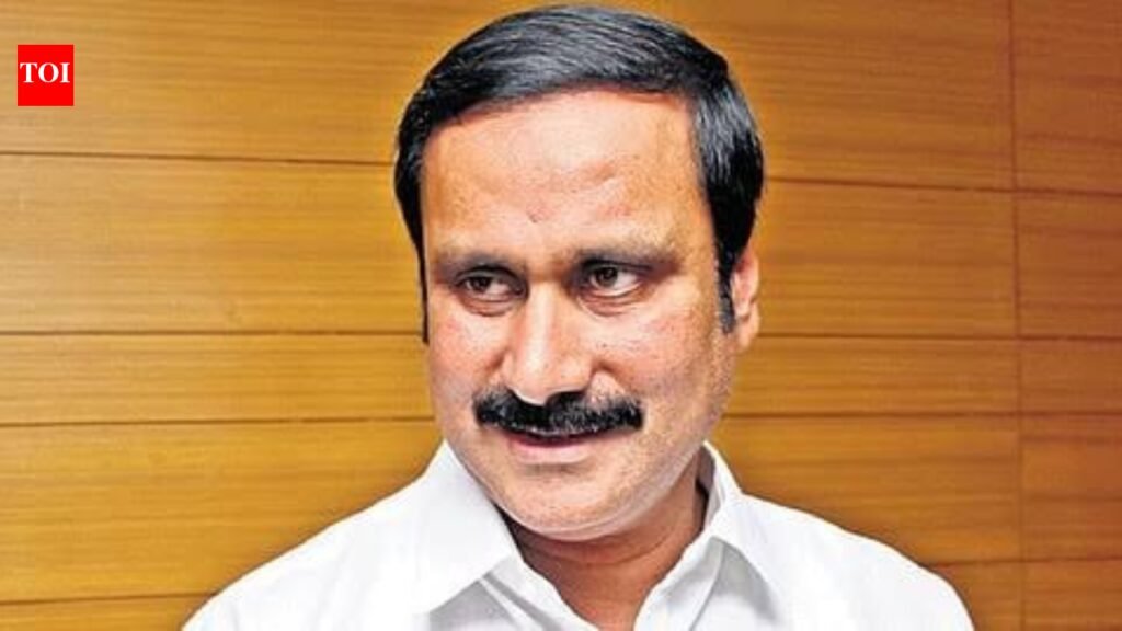 25% of Tamil Nadu budget should go to agriculture: PMK president Anbumani Ramadoss | Chennai News