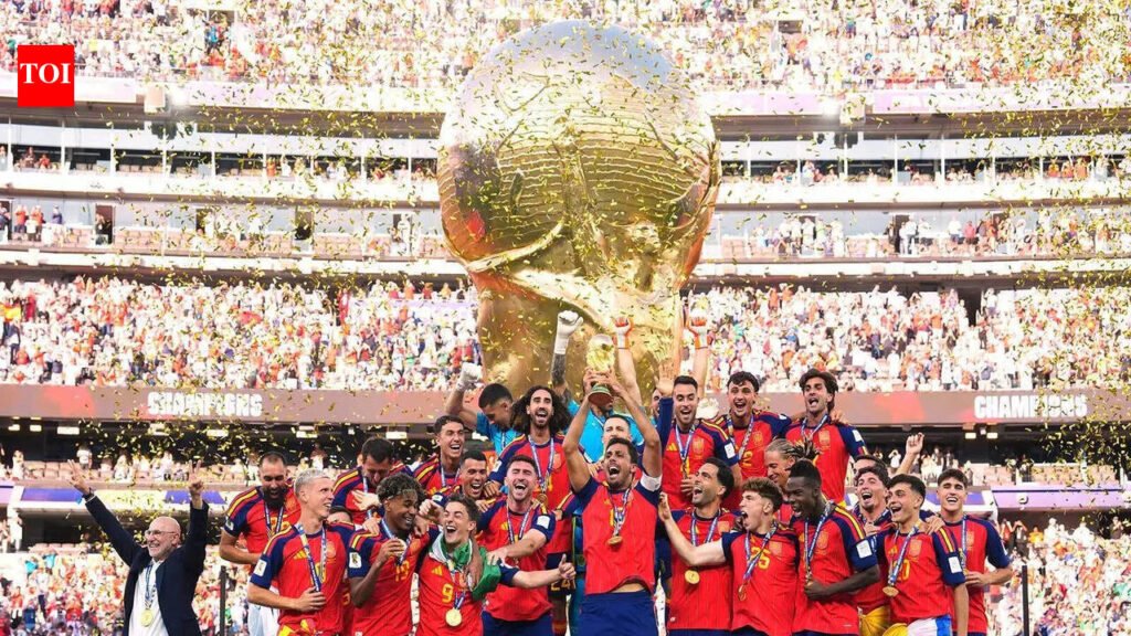 Spain’s celebrations turn tragic as 13-year-old dies in fountain collapse after FIFA World Cup 2026 victory | Football News