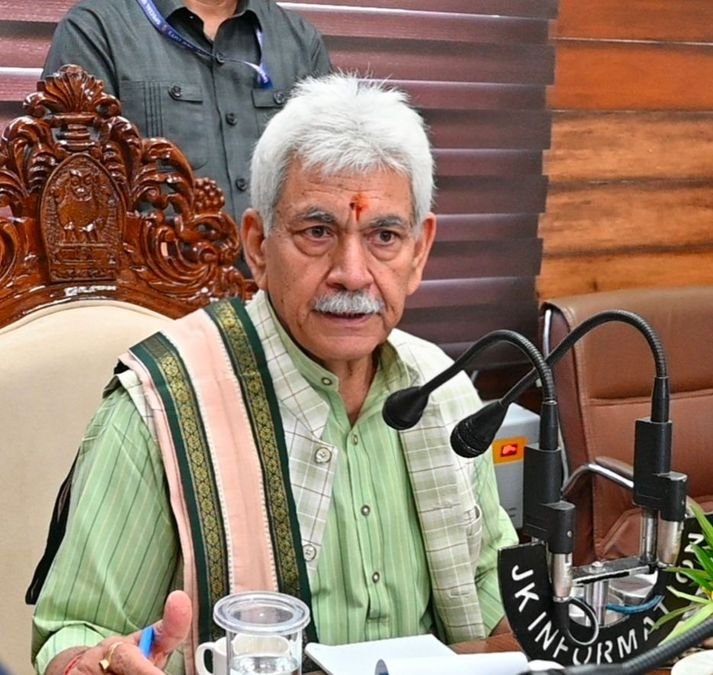 LG Sinha reviews impact of heavy rains, flash floods and landslides