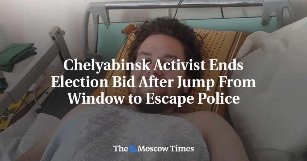 Chelyabinsk Activist Ends Election Bid After Jump From Window to Escape Police