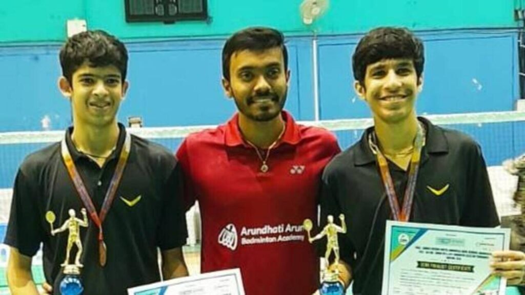 Nagpur-Mumbai pair of Sairaj-Satya seal U-17 doubles bronze at state sub-junior badminton meet | Nagpur News