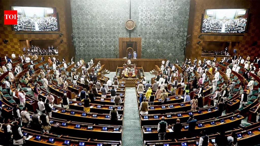 Day 1 of Parliament’s monsoon session washed out amid NEET, donation chori protests | India News
