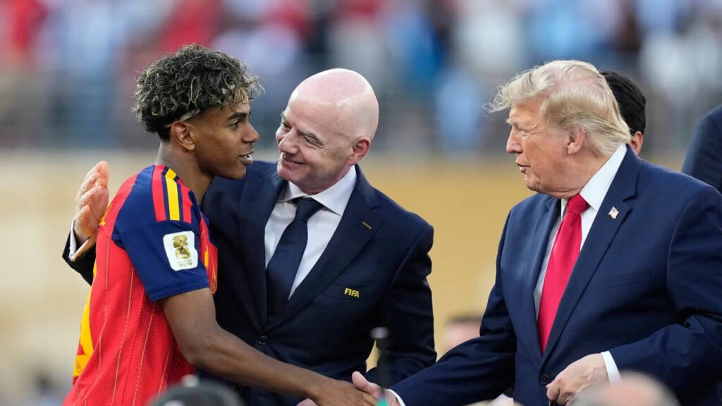 Trump said same seven words to every Spain and Argentina player after World Cup final, claims lip reader | Football News