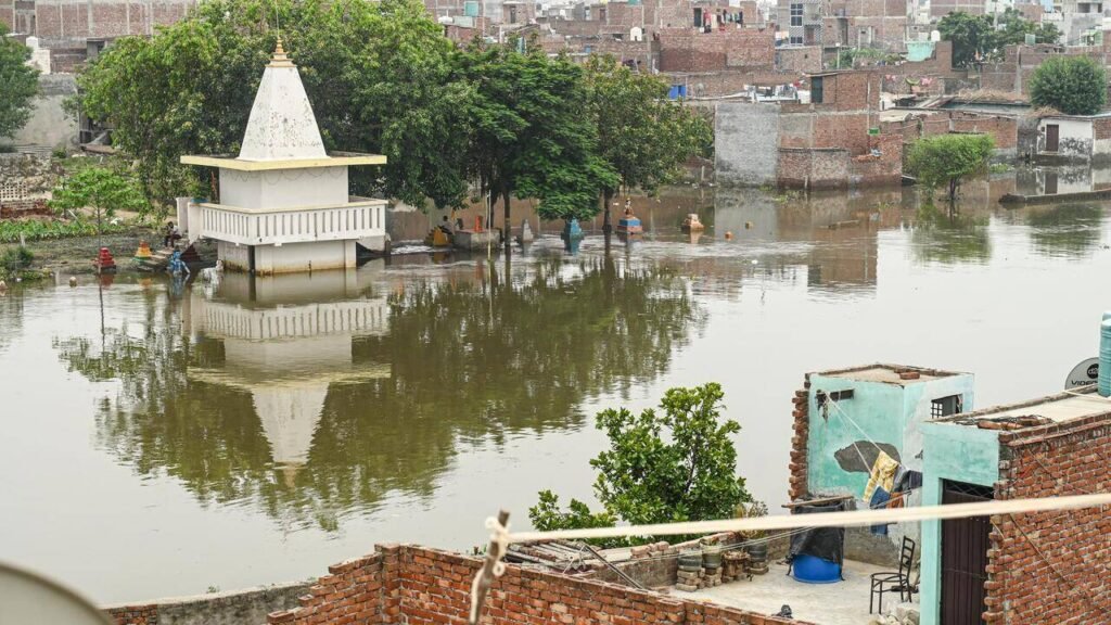 2023 floods no wake-up call, Hindon’s course still packed with houses | Noida News