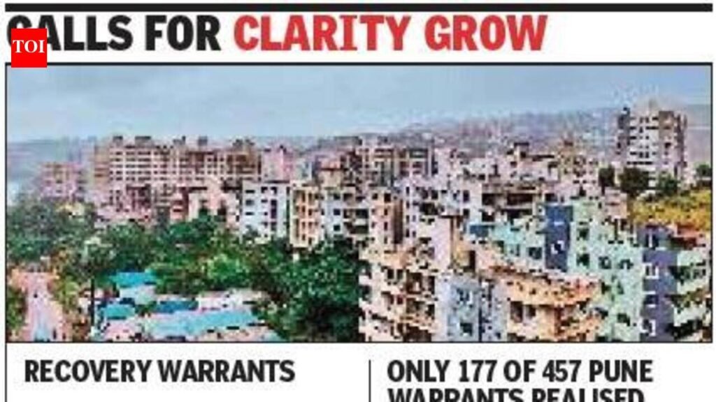 MahaRERA recovery warrant dashboard not updated for six months, activists question transparency | Pune News