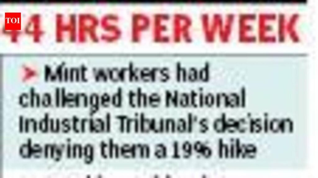 Calcutta High Court rejects mint workers’ salary hike demand | Kolkata News