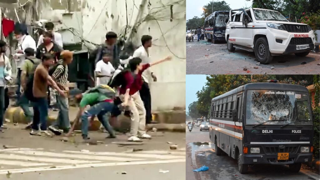 FIR registered over violence, stone-pelting during Parliament march; security stepped up at sensitive locations | Delhi News