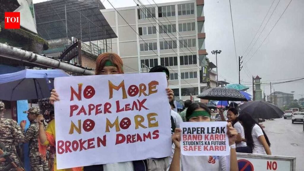 Thousands protest in Itanagar against Wangchuk detention, paper leak scams | Guwahati News