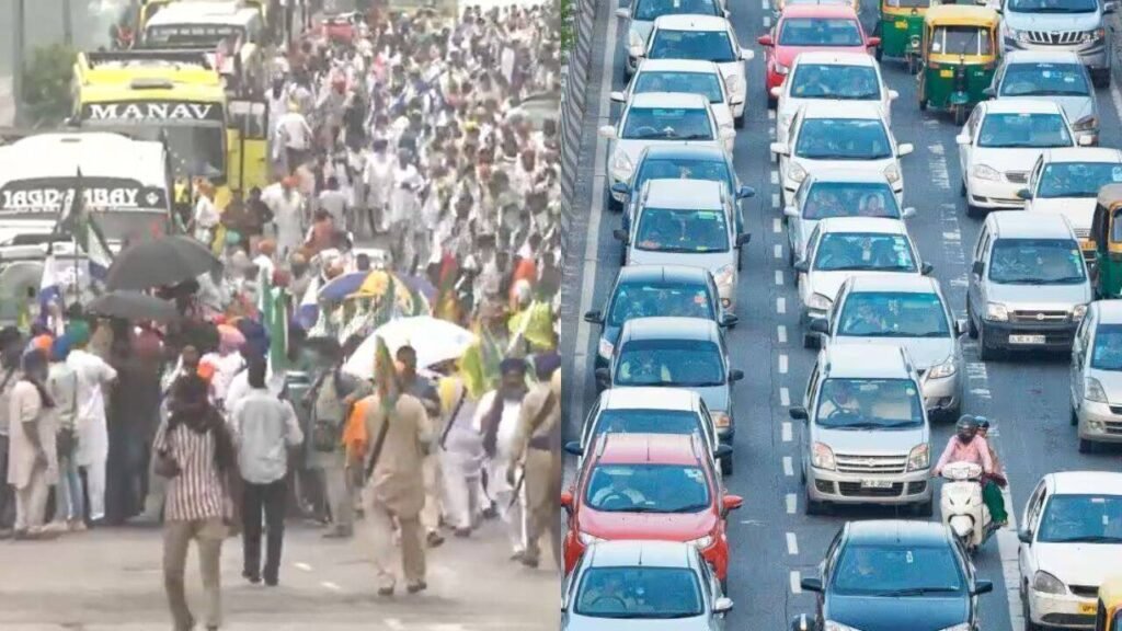 Delhi traffic police issues advisory ahead of farmers’ protest at Kisan Ghat; check affected routes | Delhi News