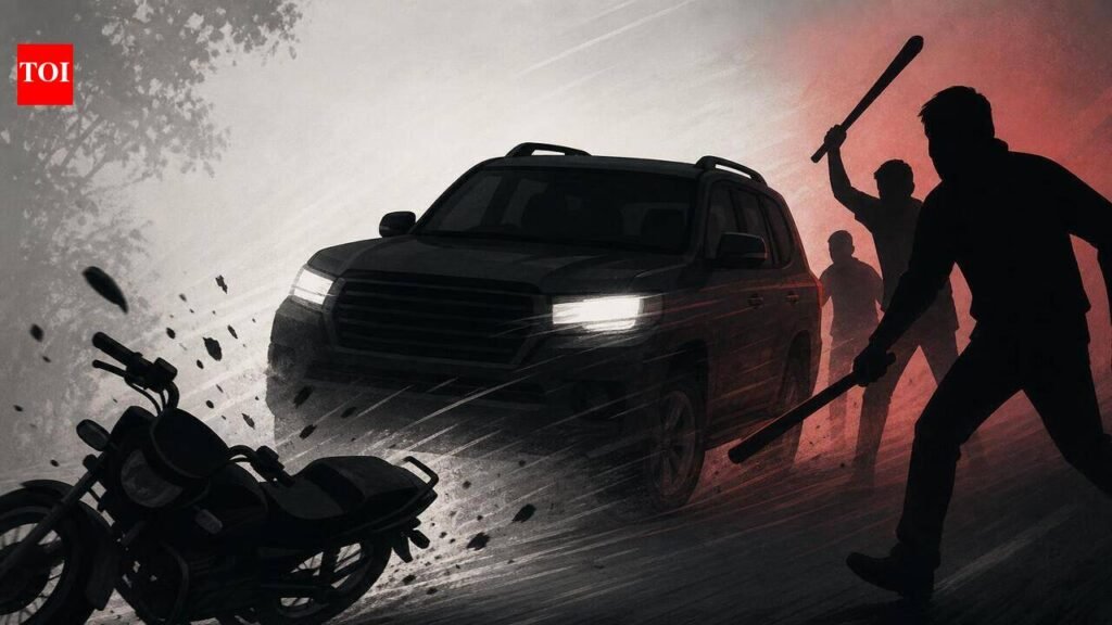 Four booked for bid to mow down son-in-law with SUV | Pune News