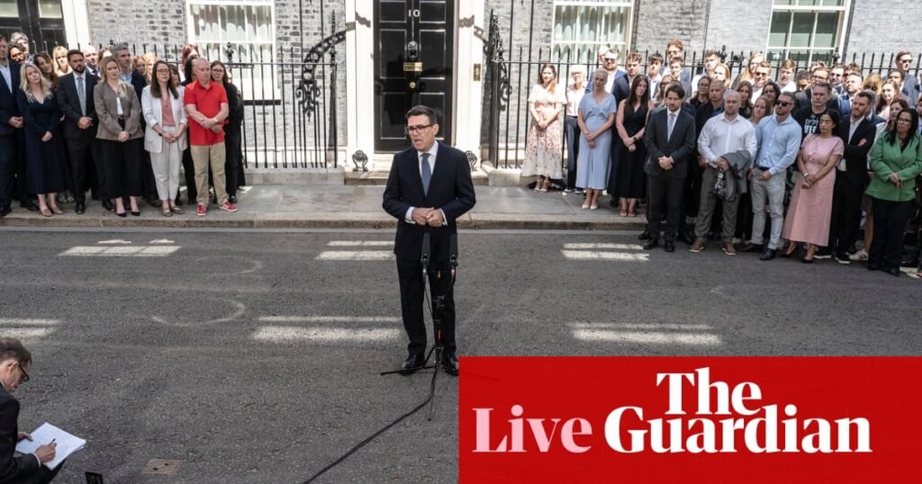 Burnham cuts VAT on electricity bills in first major policy announcement – UK politics live | Politics
