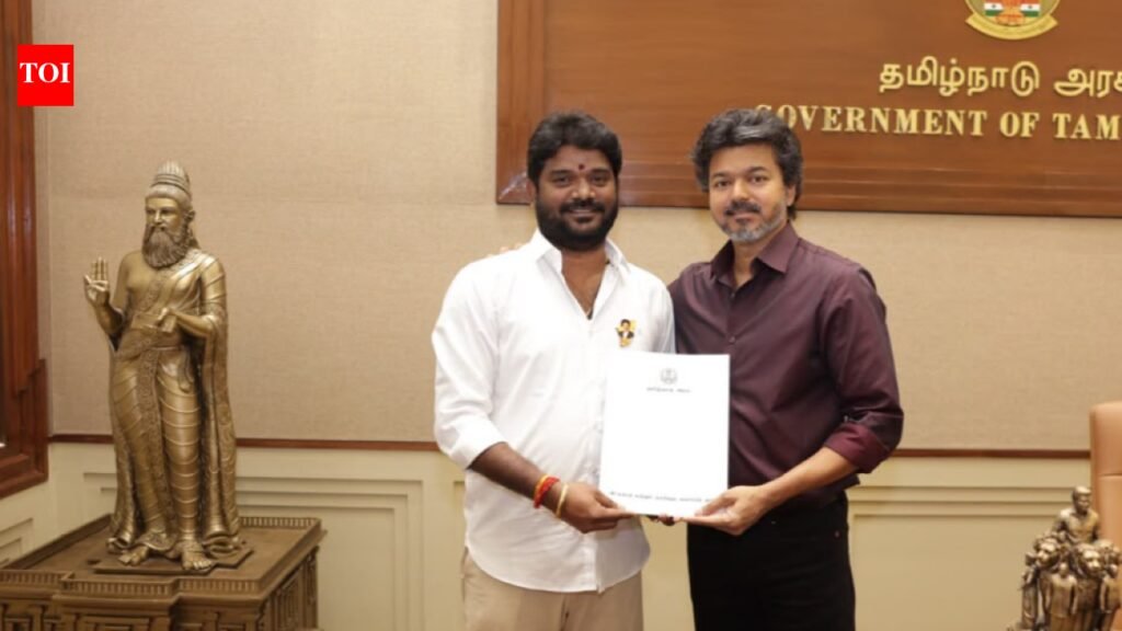 CM Vijay appoints his constituency district secretary as Tamil Nadu Housing Board chairman | Chennai News