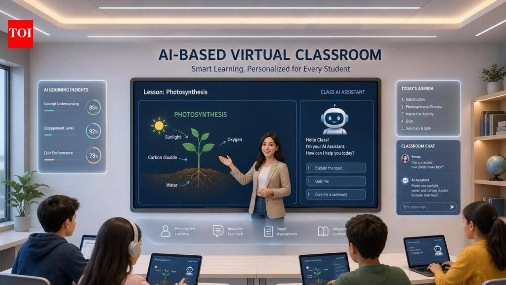 Cabinet clears AI classrooms in 1,000 schools, med chopper service | Ranchi News