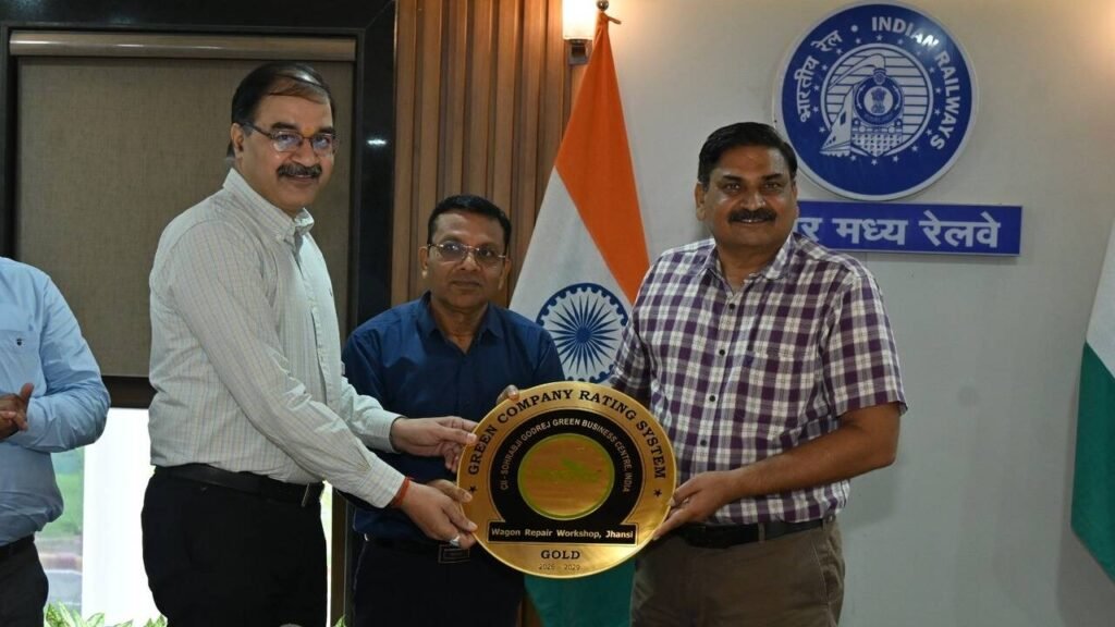 Jhansi wagon repair workshop becomes first in NCR to Earn GreenCo Gold rating | Kanpur News