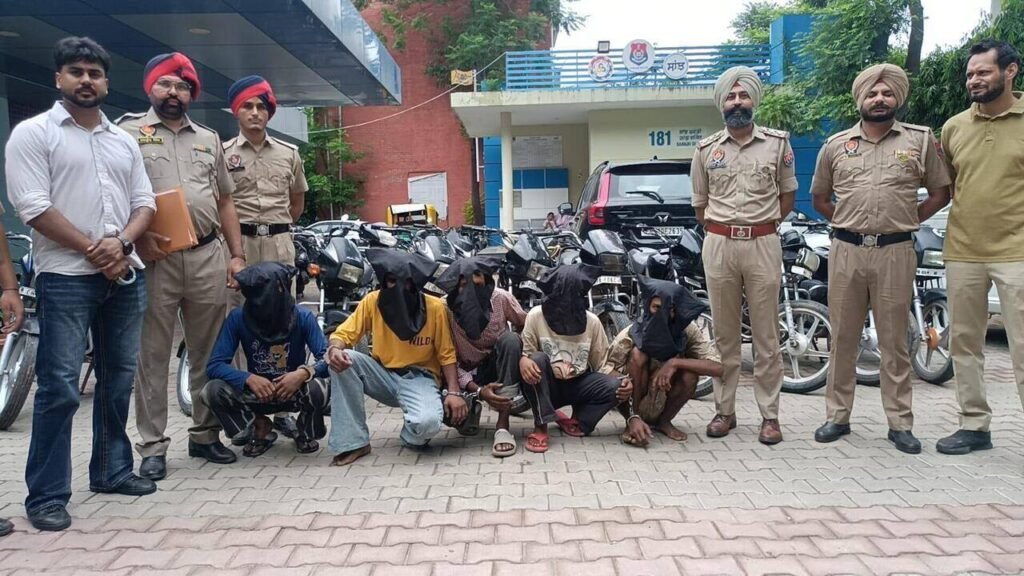 5 held, 15 stolen two-wheelers recovered in Mohali | Chandigarh News