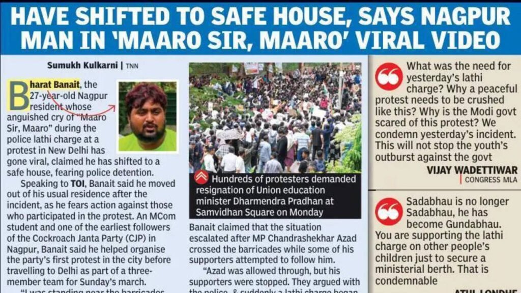 City CJP Member Writes To CJI, Seeks SC Intervention Over Alleged Use of Force Against Protestors | Nagpur News